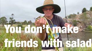 We went for a bit of a family fishing session on the Wollondilly River.