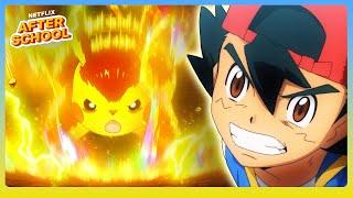 Ash & Pikachu’s FINAL Masters Eight Battle ️ Pokémon Ultimate Journeys | Netflix After School️
