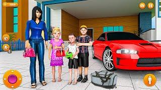 Virtual Single Mother Simulator #5 - Car Driving and Cooking - Android Gameplay