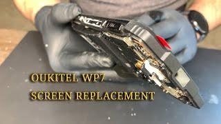 OUKITEL WP7 Teardown/ Screen and frame replacement.