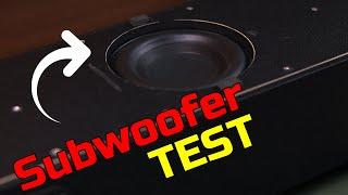 Subwoofer TEST - EXTREME BASS - DIY Soundbar