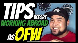 Tips Before Working Abroad as OFW