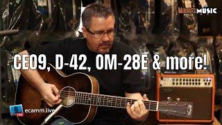 Martin CEO9, D-42, OM-28E & more! Guitar Store #VirtualTour 2