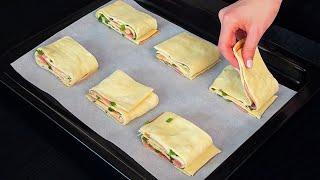 3 ingenious appetizer ideas that you must try today. Puff pastry is your salvation!