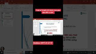 Thiết kế Teamplate theo giao diện mẫu | Email Marketing Mailink