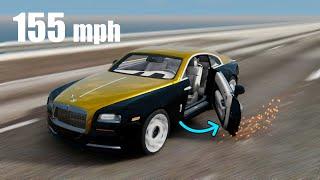 What happens if you open a Rolls Royce door at high speed? - beamng