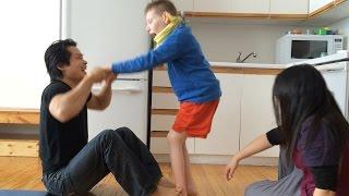 Somatic Re-Education—Boy with CP Learns How to Stand (w/help)