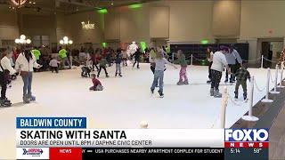 Skating with Santa in Daphne