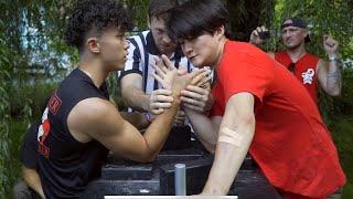 John Luo vs JW Lee Armwrestling Supermatch