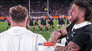 INTENSE!  The All Blacks perform the Haka in front of England