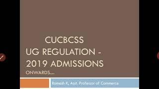 CUCBCSS Regulation - Introduction 2