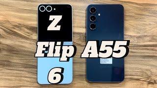 Samsung Galaxy Z Flip6 vs Samsung Galaxy A55