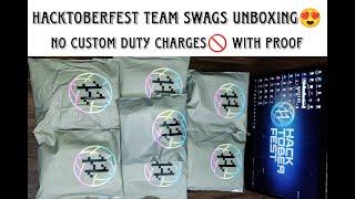 Hacktober fest 2022 Swags unboxing | No Custom Charge With Proof #hacktoberfest #hacktoberfest2022