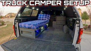 Complete! Truck Camping Setup. 2020 Ford F-150