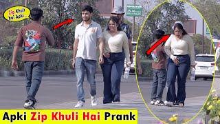 Calling Aapki Zip Khuli Hai Prank | Funny Reactions Prank | Bhasad News | Pranks in India 2024