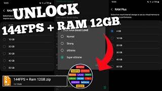 Unlock 120fps Android + Ram 16GB No-Root 100% Working | Max FPS Fix Lag - No Root