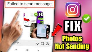how to fix failed to send message in instagram 2023 | instagram photos not sending problem