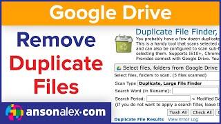 Find and Delete Duplicate Files in Google Drive