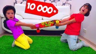 Что КУПИТ ШКОЛЬНИК на 10000 рублей? Дети ТРАТЯТ ДЕНЬГИ! Для Детей kids children