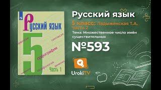 Упражнение №593 — Гдз по русскому языку 5 класс (Ладыженская) 2019 часть 2