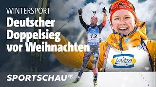 Biathlon: Selina Grotian feiert bei deutschem Doppelerfolg ersten Karrieresieg | Sportschau