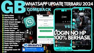 GB WA MOD TERBARU 2024 || Whatsapp GB Terbaru 2024 || 100% Bisa Login Nomor Lama || ANTI BLOKIR 2024