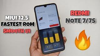 MIUI 12.5 Fastest Rom For Redmi Note 7/7S | Smooth Ui & More New Features | Amazing Performance 