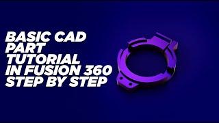 Fusion 360 Beginner Exercise Tutorials|Basic Cad model Exercises 2020