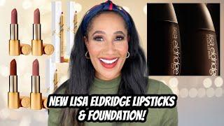 NEW LISA ELDRIDGE LIPSTICK , LIP LINERS, & SEAMLESS SKIN FOUNDATION! | Lots of Lipstick Comparisons!