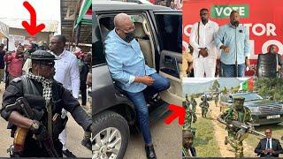 Wow Mahama Maximize his security after Donald Trump was shot @ rally as he storms Ayawaso west