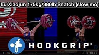 Lu Xiaojun (77) - 175kg Snatch @ 1/33rd Real Time