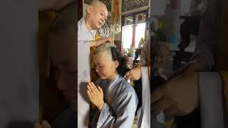 vietnam nun shaving head 30