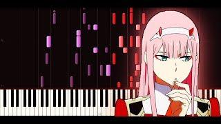 Darling in the FranXX ED 1 (Full) - Torikago [Piano tutorial + SHEETS] // Synthesia