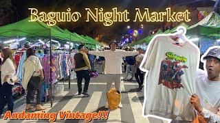 Baguio Night Market! First time ko! Andaming Vintage!!! Sheesh!!!