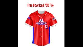 How to Make 3d Mockup | Baseball Full Button Jersey Mockup | PSD File | 3d Mockup