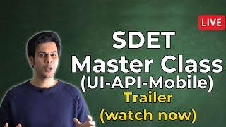 SDET Master Class with Jatin Full Stack QA (Ui-api-mobile) 