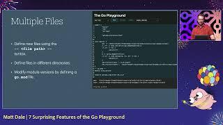 GopherCon 2024: 7 Surprising Features of the Go Playground - Matt Dale