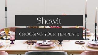 Selecting Your Free Showit Template!