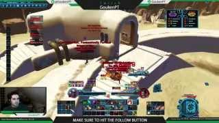 SWTOR PvP | Intense Ranked Arena Round | LIVE Broadcast from Twitch.tv/GoukenPT