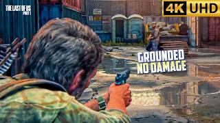 The Last of Us Part 1 PS5 - Joel Aggressive Gameplay - Slums ( GROUNDED / NO DAMAGE ) 4K