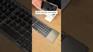 Universal Mini Foldable Wireless Keyboard with Touchpad  Product Link in Bio ( # 1978 )