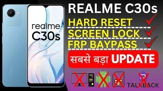 REALME C30s PATTERN,PIN,PASSWORD UNLOCK !! REALME C30s FRP BAYPASS !!REALME C30s HARD RESET UNLOCK