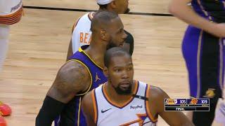 KD TAKES OVER! Final 4:30 of Los Angeles Lakers vs Phoenix Suns