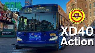 ⁴ᴷ MTA NYCT Bronx Buses: Gun Hill 2017-2018 New Flyer XD40 Action