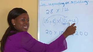 Multiplication With   Re-grouping -  for Grade 4   CBC  Mwalimu Miriam.