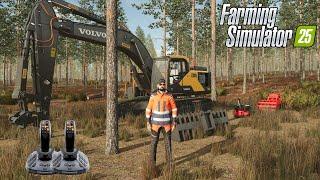 FS25 FINALLY Completing the EPIC Forestry Road in Farming Simulator 25!