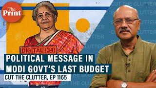 Politics of the budget which rides 3 engines of Modi-BJP politics yet cuts taxes for the richest