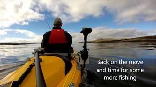 Viking Profish GT with Minn Kota trolling motor water trial at Darrens Kayaks