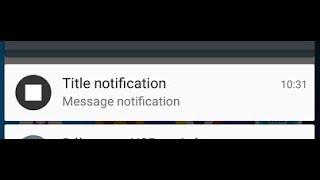 How to get Notifications OnClick Button