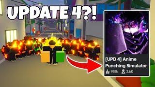 UPDATE 4 IS HERE In Anime Punching Simulator!